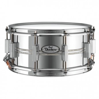 Pearl Duoluxe 14 x 6.5 Snare Drum Nicotine White Marine Pearl - DUX1465BR