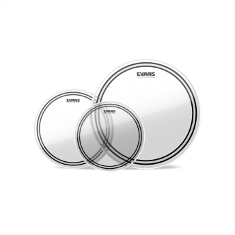 Evans ETP-EC2SCLR-R EC2 Tompack Clear Rock (10" 12" 16")