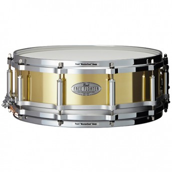 Pearl Free Floater 14 x 5 Brass Snare Drum - FTBR1450