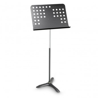 GRAVITY GNSORC2L TALL MUSIC STAND ORCHESTRA W/ PERFORATED STEEL DESK