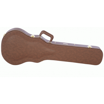 Gator GW-LP-BROWN Deluxe Wood Guitar Case