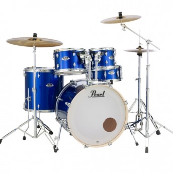 Pearl Export EXX 5 Piece Drum Kit 22" Shell Set - High Voltage Blue