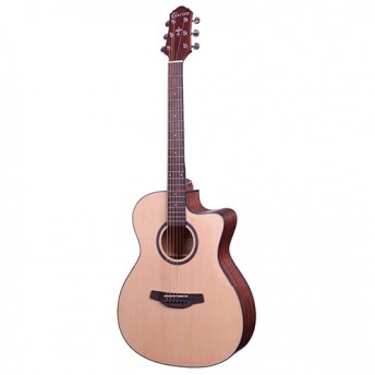 Crafter HT-100CE/OP.N OM Body Acoustic Electric Guitar