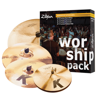 Zildjian K Custom Worship Cymbal Value Pack KC0801W Plus Free 18" K Custom Fast Crash