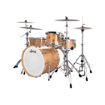 LUDWIG LCO5044NDIR CONTINENTAL 4 PIECE SHELL PACK - 24" PRO BEAT - NATURAL MAPLE LACQUER