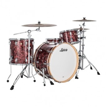 Ludwig Classic Maple Pro Beat 24" Shell Pack - Burgundy Pearl Finish 