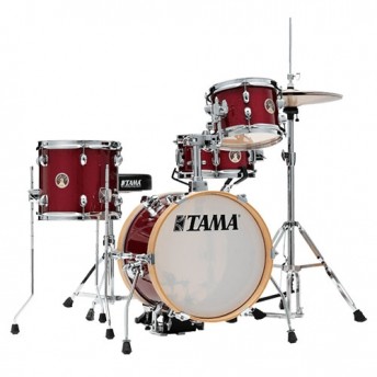 Tama LJK44H4 Club Jam Flyer 4 Piece Drum Kit with Hardware - Candy Apple Mist