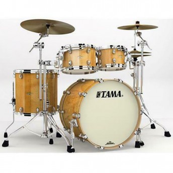 TAMA Starclassic Maple 4 Piece Drum Kit Shell Set - Gloss Natural Movingui VGLM