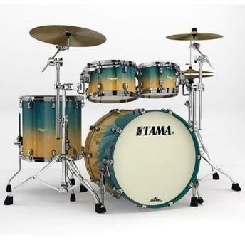 Tama Starclassic Maple 5 Piece Drum Kit Shell Set - Ocean Blue Fade Movingui