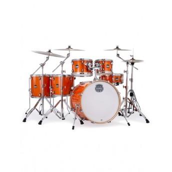 MAPEX MM628SFUOG MARS MAPLE 6-PIECE STUDIOEASE FAST SHELL PACK GLOSSY AMBER