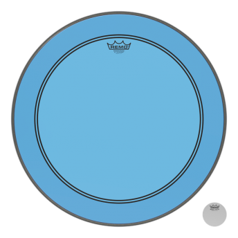 Remo P3-1322-CT-BU 22" Colortone PS3 Powerstroke 3 Blue Drum Head Skin