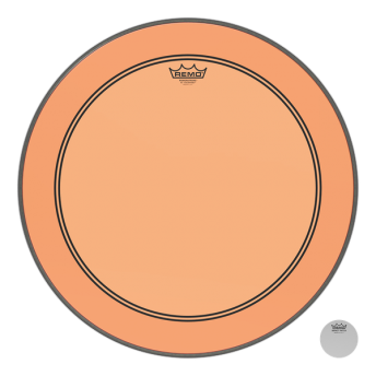 Remo P3-1322-CT-OG 22" Colortone PS3 Powerstroke 3 Orange Drum Head Skin