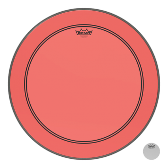 Remo P3-1322-CT-RD 22" Colortone PS3 Powerstroke 3 Red Drum Head Skin