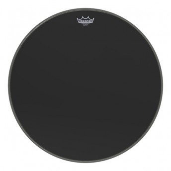 Remo P3-1020-ES-DM 20" PS3 Powerstroke 3 w/ Black Dynamo Drum Head Skin