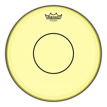 Remo P7-0314-CT-YE 14" Colortone PS77 Powerstroke 77 Yellow Drum Head Skin