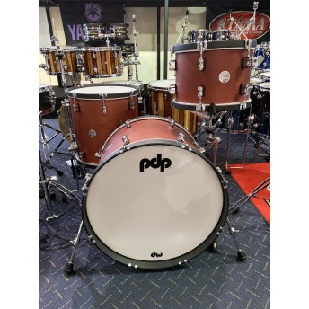PDP Concept Maple Classic 22" Ox Blood finish shell pack