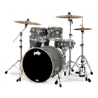 PDP Concept Maple Satin Pewter Finishply 5pce Kit with Hardware