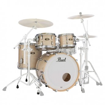 Pearl Masters Maple Gum 4 Piece Drum Kit Shell Set - Platinum Gold Oyster
