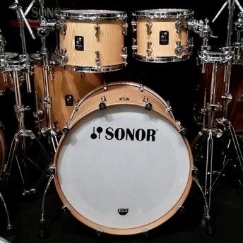 Sonor ProLite 4 Piece Maple Drum Kit Shell Set Stage 3 - Satin Natural Finish