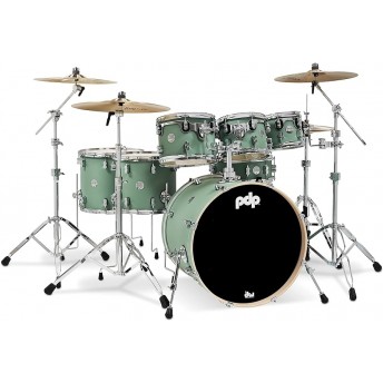 PDP CM7 Concept Maple Series 7-Piece Shell Pack Satin Seafoam Finish Ply