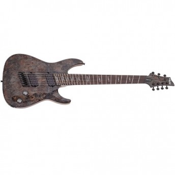 Schecter SCH2463 Omen Elite-7 Multiscale Electric Guitar Charcoal