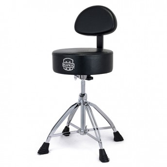 Mapex Round Top Drum Throne Stool with Backrest - T870