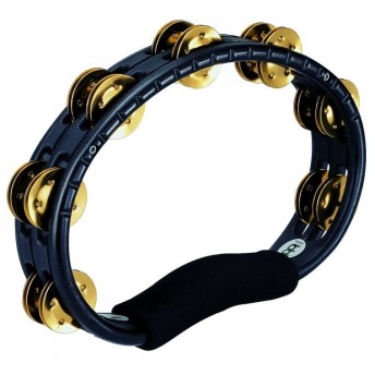 Meinl - Hand Held Traditional Abs Tambourine - Brass Jingles - 2 Rows