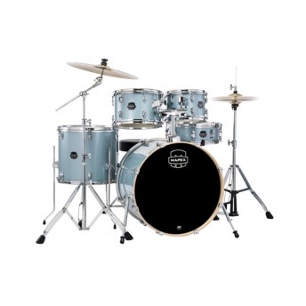MAPEX VENUS 5-PIECE DRUM KIT AQUA BLUE SPARKLE W/HARDWARE & CYMBALS