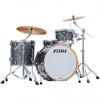 Tama Starclassic Walnut / Birch 3 Piece Drum Kit Shell Set - Charcoal Onyx