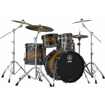 Yamaha Live Custom Hybrid Oak 5pce Euro Shell Kit W/SNARE - Uzu Earth Sunburst 